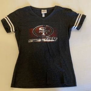 49ers vintage style tee